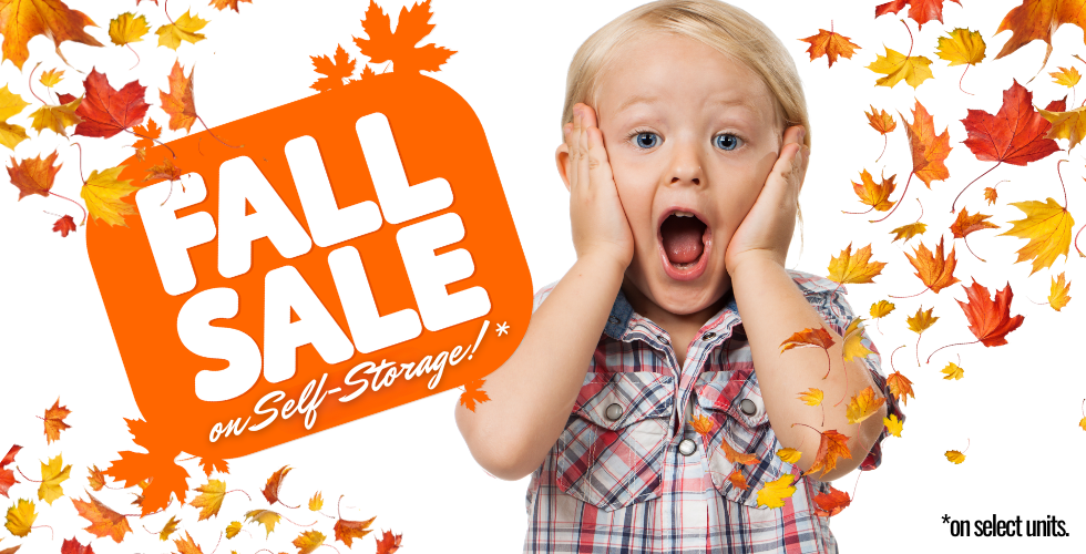2026 Fall Sale on Storage Rentals at Storage Solutions Milton