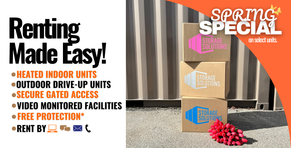 2024 Spring Special on secure self-storage from Storage Solutions